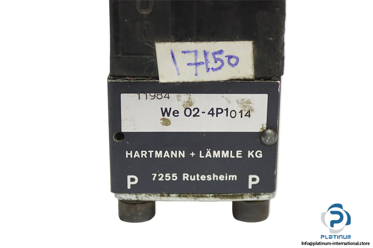 hartmann-lammle-we02-4p1014-directional-control-valve(used)-2