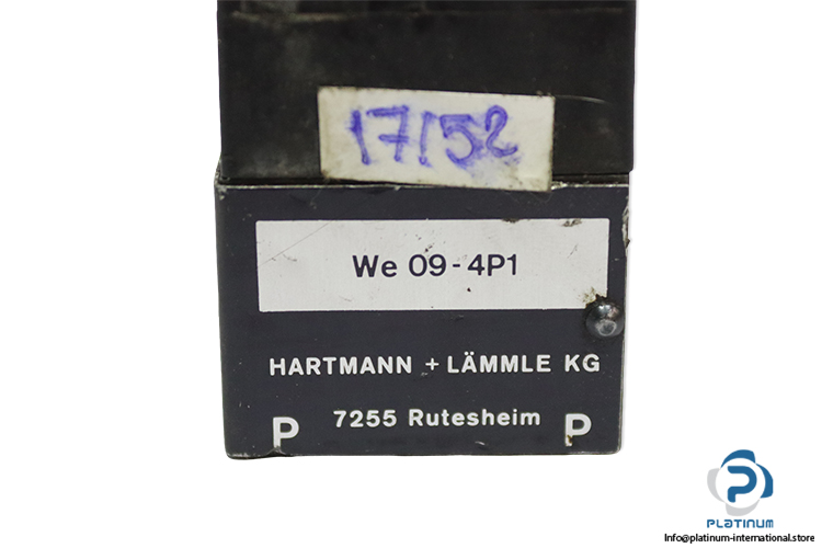 hartmann-lammle-WE09-4P1-directional-control-valve(used)-2