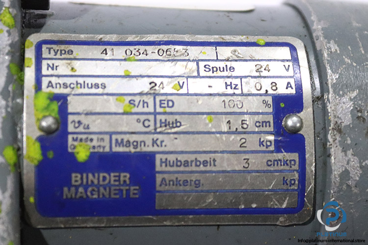 binder-4103406-industrial-solenoid-actuator(used)-1