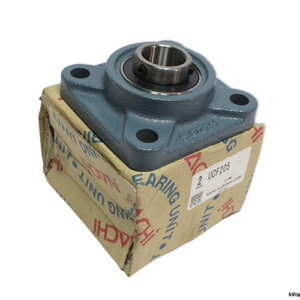 nachi-UCF-205-square-flange-ball-bearing-unit-(new)-(carton)