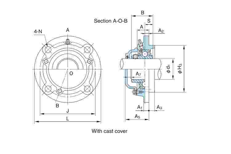 nachi-UCFC-210-round-flange-ball-bearing-unit-(new)-(carton)-6
