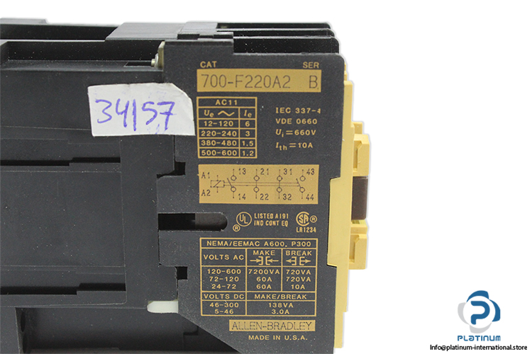 allen-bradley-700-F220A2-ser.b-control-relay-(New)-2
