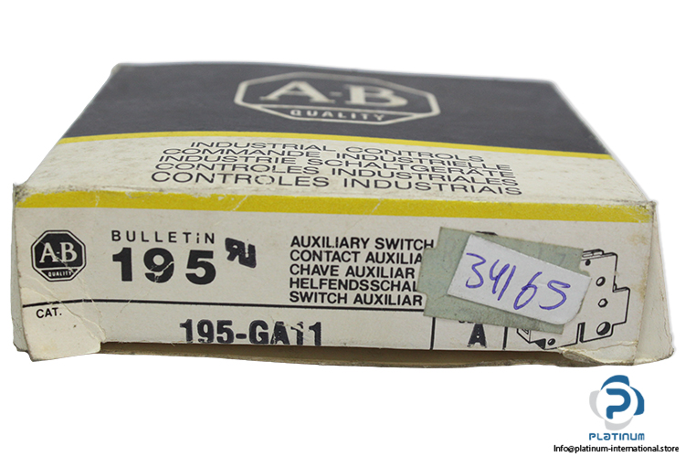allen-bradley-195-GA11-auxiliary-contact-block-(New)-2