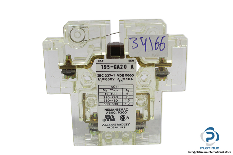 allen-bradley-195-GA20-auxiliary-contact-block-(New)-1