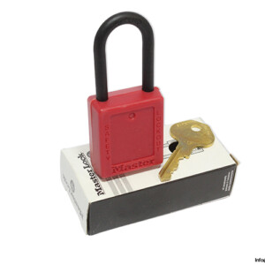 Master Lock 406MK-W417RED-LZ1 Safety Lockout Padlock