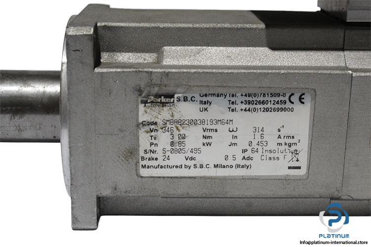 parker-SMBA8230038193M64M-brushless-servo-motor-(used)-3