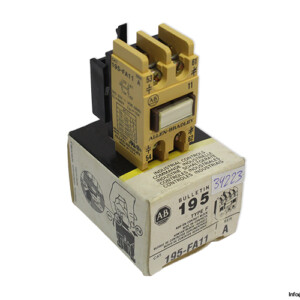 Allen-Bradley 195-FA11 Ser.a ADD-ON Auxiliary Contact Block