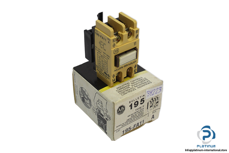 allen-bradley-195-FA11-ser.a-auxiliary-contact-(New)