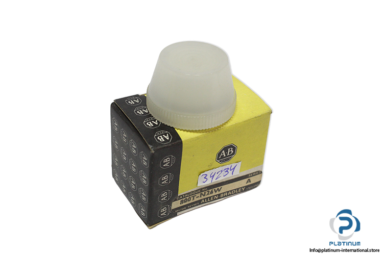 allen-bradley-800T-N26W-pilot-light-cap-(New)