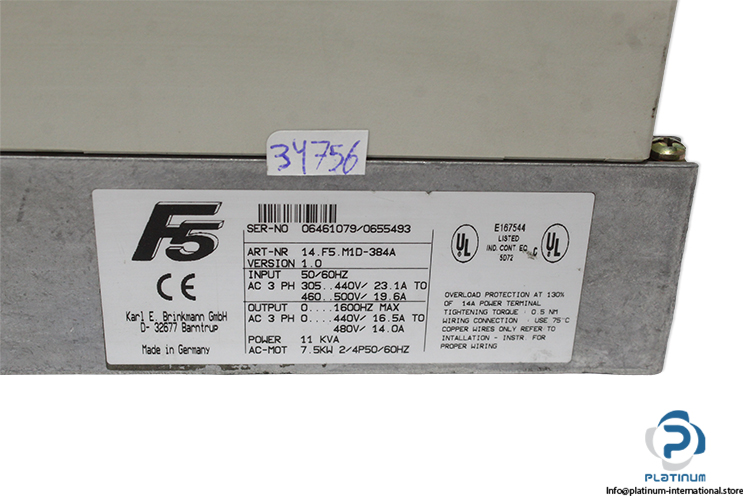 keb-14.F5.M1D-384A-inverter-drive-(Used)-4