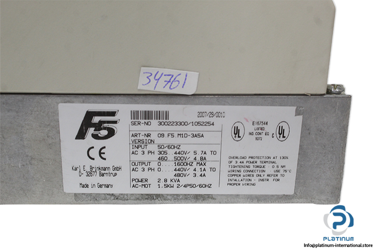 keb-09.F5.M1D-3A5A-inverter-drive-(Used)-4