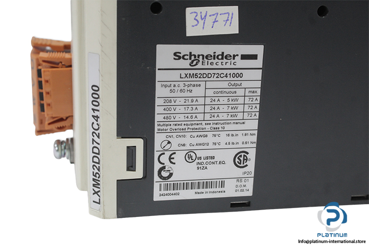 schneider-LXM52DD72C41000-single-drive-(Used)-3