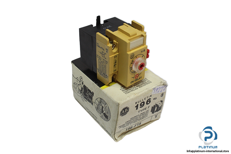 allen-bradley-196-FTA-on-delay-pneumatic-timer-(New)