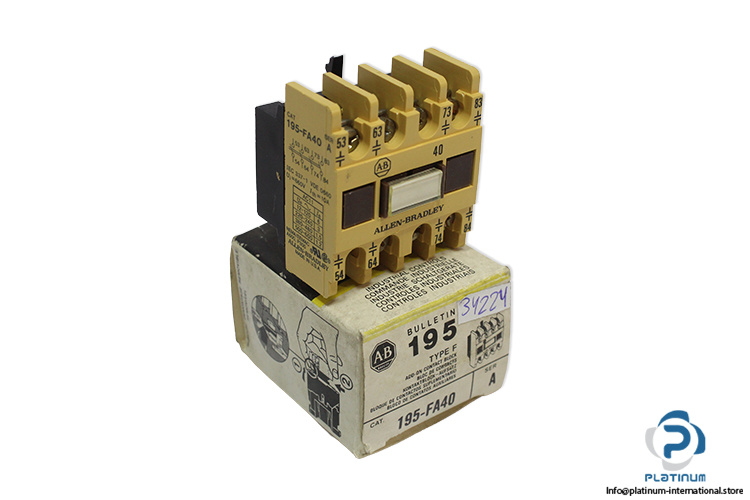 allen-bradley-195-FA40-ser.a-auxiliary-contact-(New)