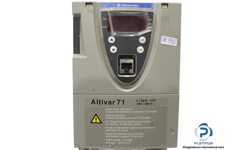 telemecanique-ATV71H075N4Z-variable-speed-drive-(Used)-1