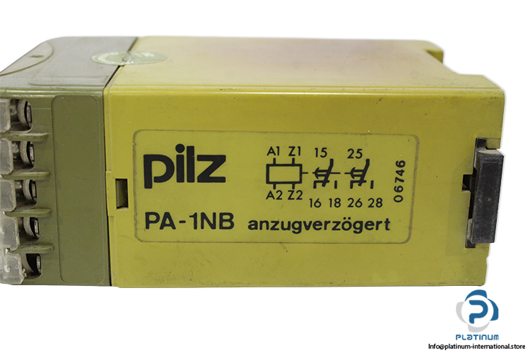 pilz-PA-1NB_FMB-10Kohm-454164-0.04-1s-time-safety-relay-(Used)-3