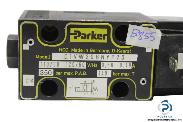 Parker-d1vw20bnyp70-solenoid-operated-directional-valve(used)-2