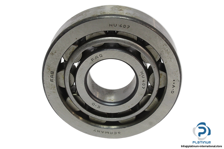 fag-NU-407-cylindrical-roller-bearing-(used)-1