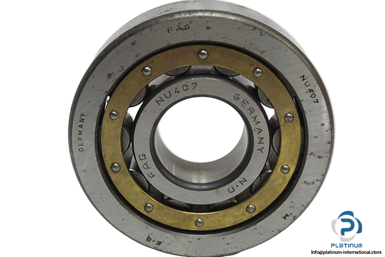 fag-NU-407-brass-cylindrical-roller-bearing-(used)-2