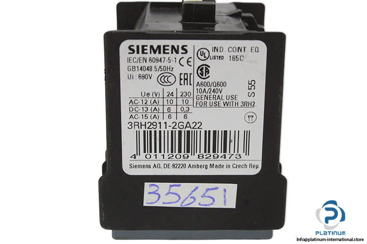 siemens-3RH2911-2GA22-auxiliary-switch-(New)-2
