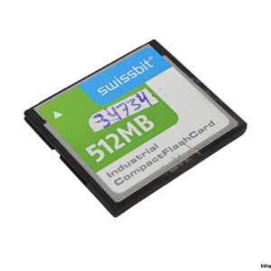 Swissbit SFCF0512H1BU2TO-C-MS-527-L28 Industrial Compact Flash Card