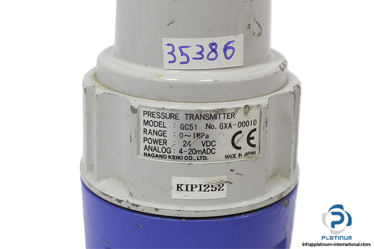 nagano-keiki-GC51-pressure-transmitter-(Used)-2