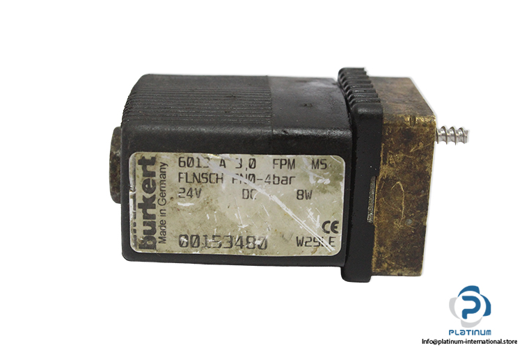 Burkert-6013a3.0fpmm5flnschpn0-4bar-solenoid-valve(used)-2