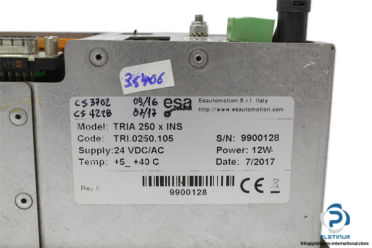 esa-TRIA-250XINS-operator-interface-(Used)-2