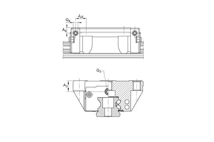 ina-KWE25-V1-G3-recirculating-ball-bearing-carriage-(used)-4