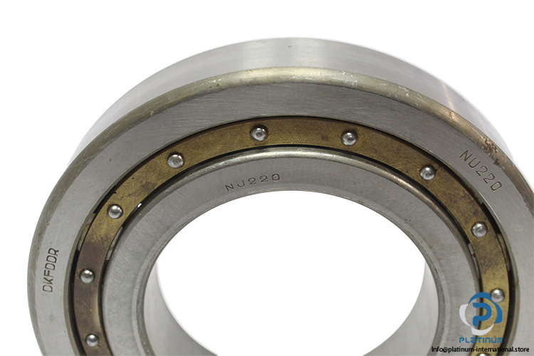 dkfddr-NJ-220-brass-cylindrical-roller-bearing-(new)-2