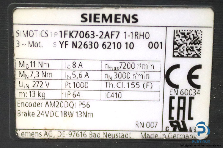 siemens-1FK7063-2AF71-1RH0-synchronous-motor-(used)-3