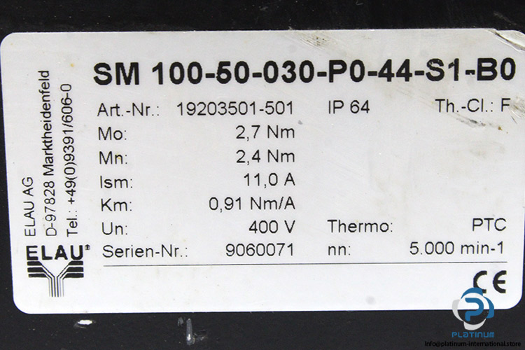 elau-SM-100-50-030-P0-44-S1-B0-servo-motor-with-gearbox-(used)-3
