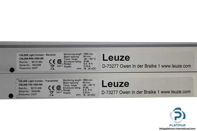 leuze-CSL505-R50-1550-M8-CSL505-T50-1550-M8-safety-light-curtain-(New)-3
