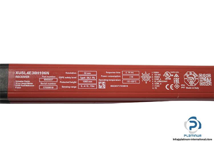 telemecanique-XUSL4E30H106N-safety-light-curtain-(New)-4
