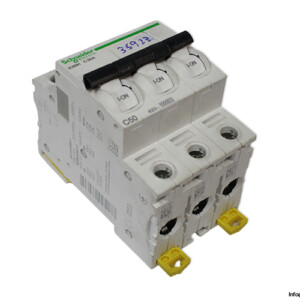Schneider Electric A9F54350 IC60H C50A Miniature Circuit Breaker MCB