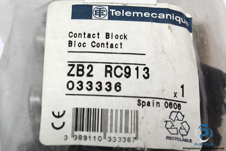 telemecanique-ZB2-RC913-contact-block-kit-(New)-1