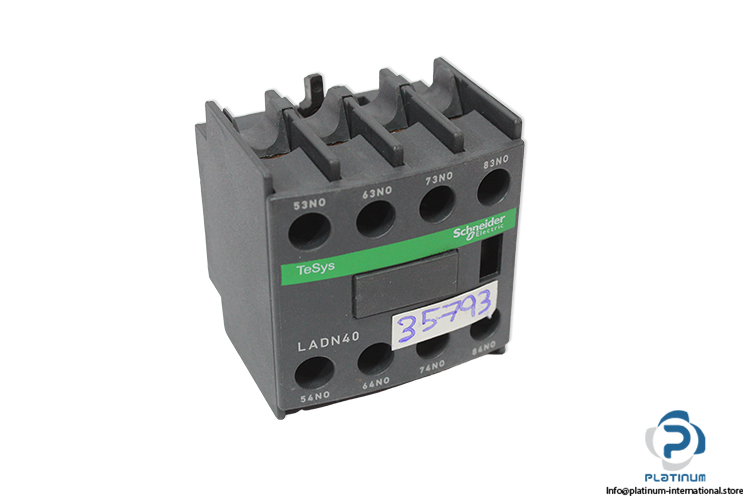 schneider-ladn40-auxiliary-contact-block(used)