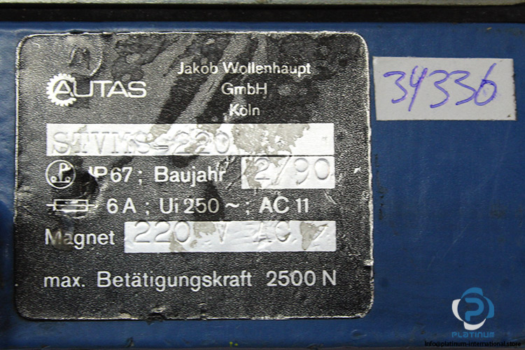 Jakob-stvms-220-safety-switch(used)-1