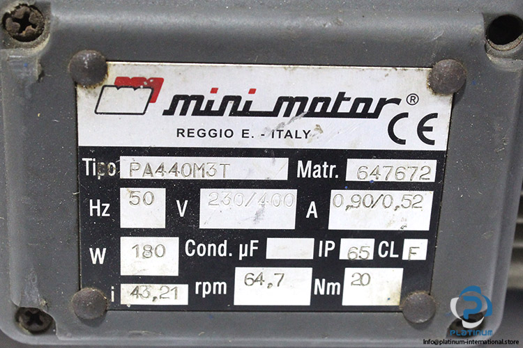 minimotor-PA440M3T-43.21-ac-gearmotor-(used)-1