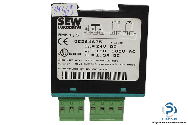sew-bmk-1.5-08264635-brake-rectifier(used)-1