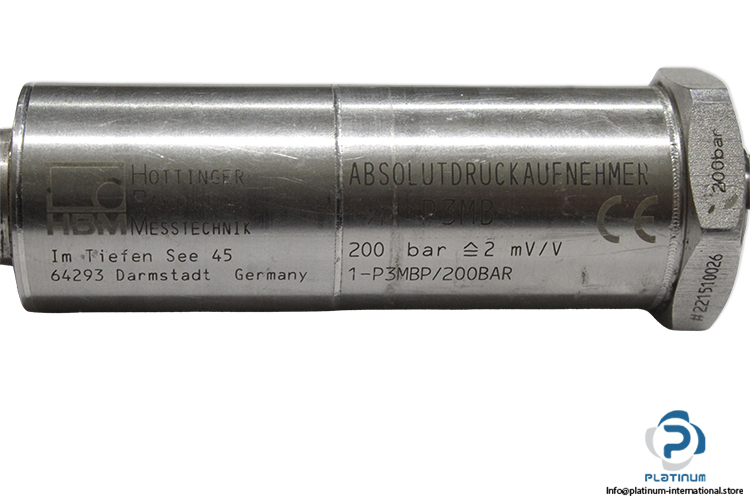 HBM-P3MB-Absolute-Pressure-Transducer(USED)-3
