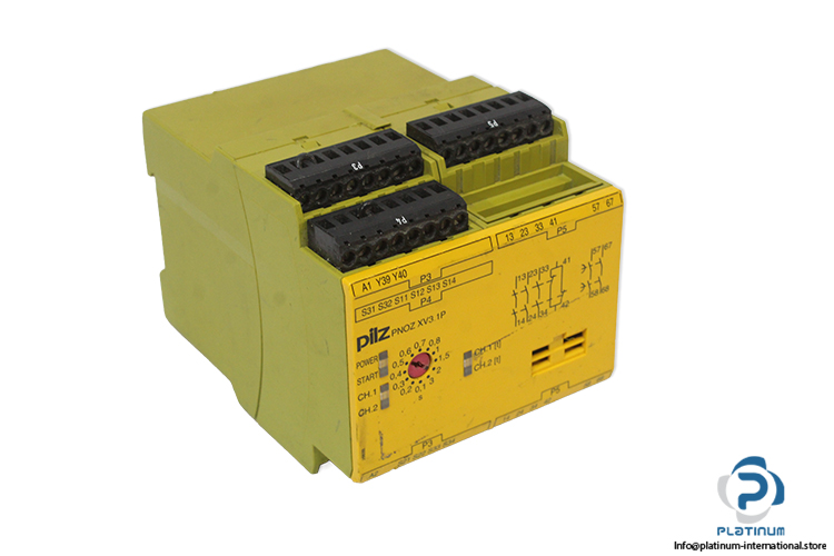 pilz-PNOZ-XV3.1P-C-3_24VDC-3N_O-1N_C-2N_OT-safety-relay-(used)