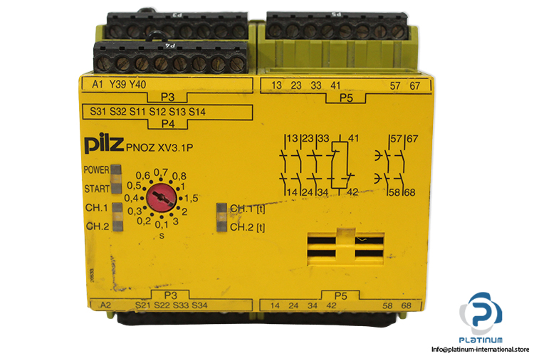 pilz-PNOZ-XV3.1P-C-3_24VDC-3N_O-1N_C-2N_OT-safety-relay-(used)-2