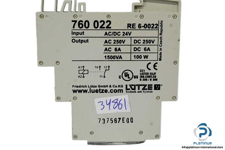 lutze-RE-6-0022-terminal-block-(new)-1