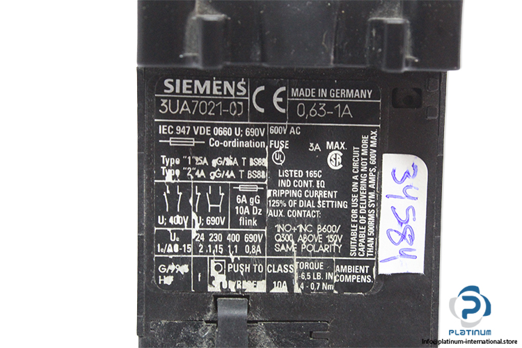 siemens-3UA70-21-0J-thermal-overload-relay-(New)-3
