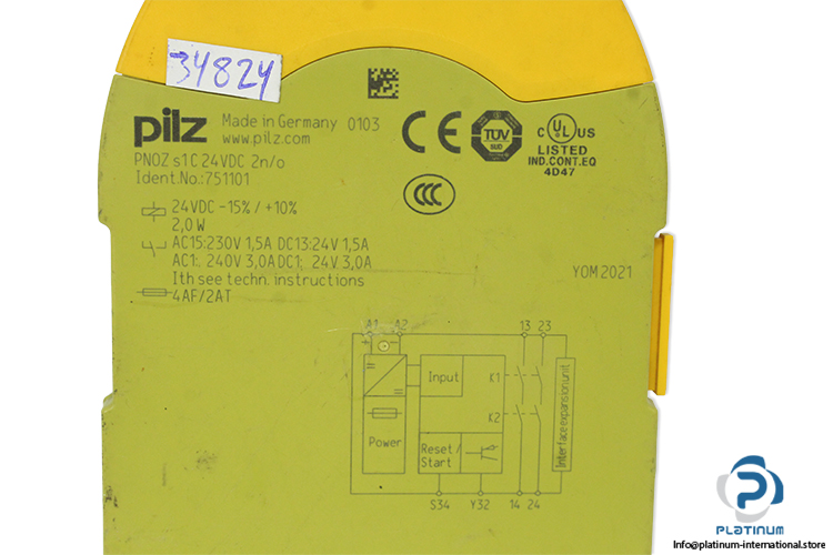 pilz-PNOZ-S1C24VDC-2N-O-time-relay(used)-2