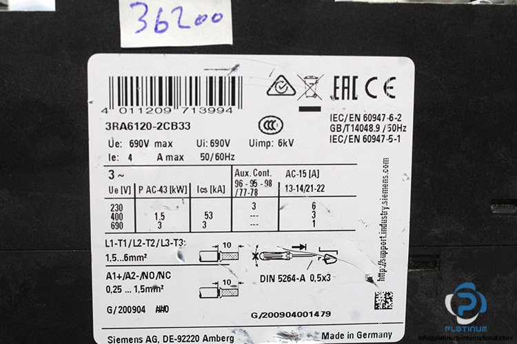 siemens-3ra6120-2cb33-direct-starter(used)-2