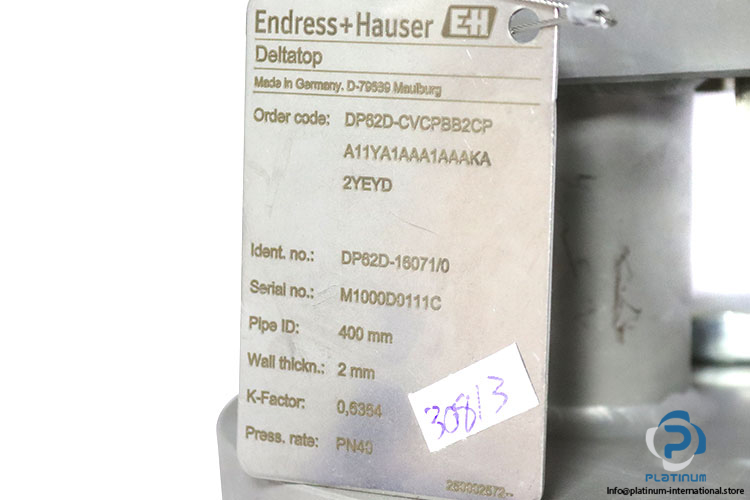 endress-hauser-DP62D-16071_0-differential-pressure-flow-measurement-system-(new)-7