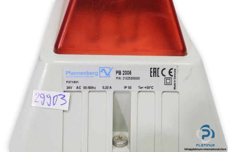 pfannenberg-PB-2005-red-flashing-light-device-(new)-1