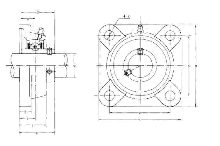 fbj-UCF-215-square-flange-ball-bearing-unit-(new)-4
